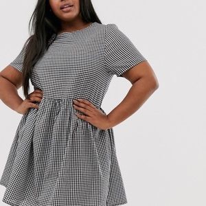 Asos curve gingham dress